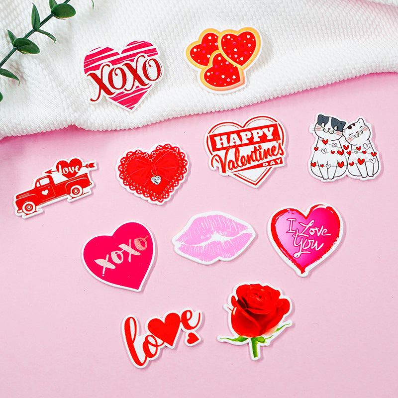 Wholesale 30pcs New Style Acrylic Resin Letter Bow Cute Decoration Magnet Patch